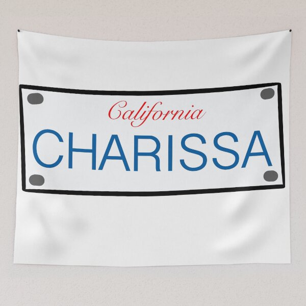 Item preview, California License Plate Names Charissa designed and sold by LinhlyHarwell13.