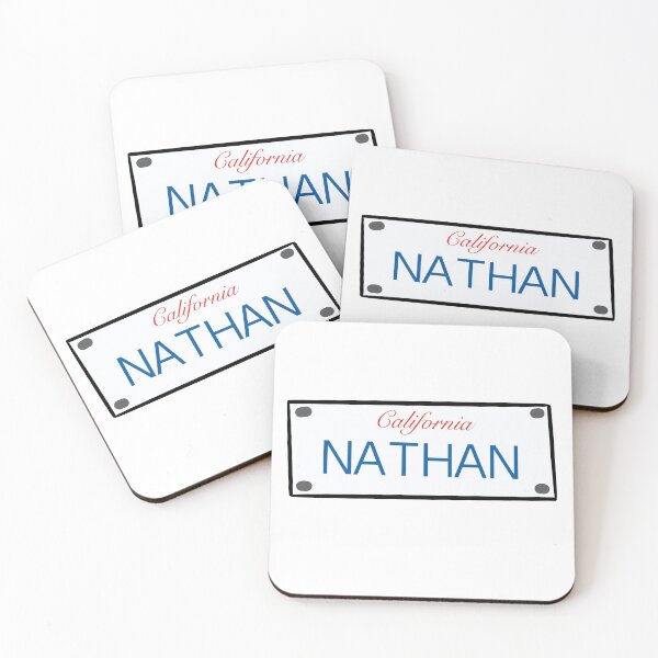 Item preview, California License Plate Names Nathan designed and sold by LinhlyHarwell13.