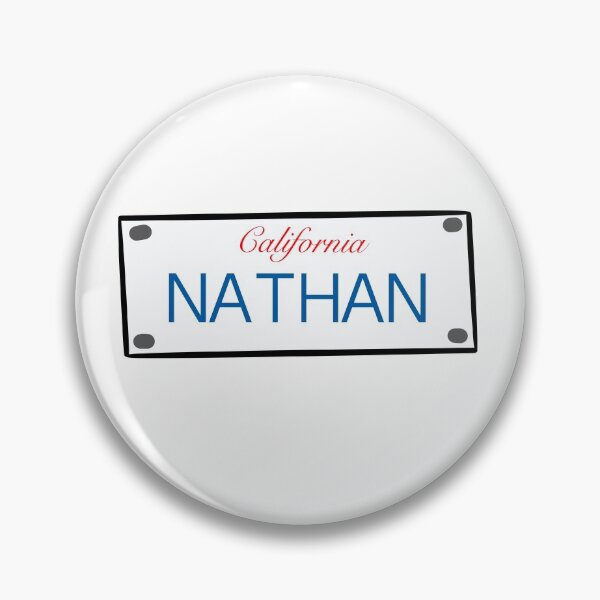 Item preview, California License Plate Names Nathan designed and sold by LinhlyHarwell13.