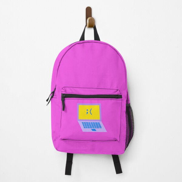 Item preview, sad winky face laptop designed and sold by femme McCulley.