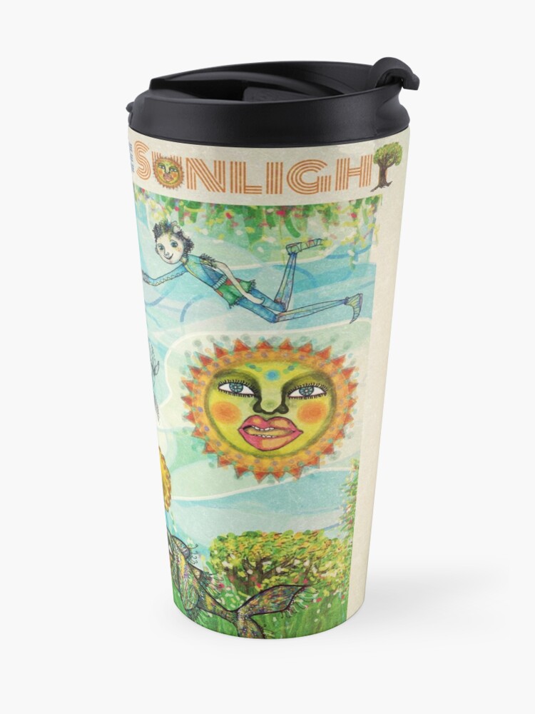 Alternate view of I see you in the Sunlight Travel Mug