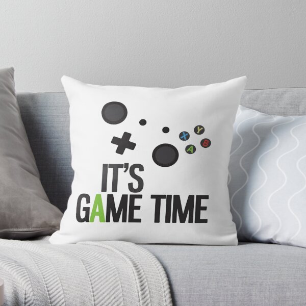 It's Game Time Throw Pillow