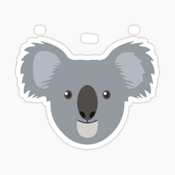 Cute Cartoon Koala Face Cute Cartoon Koala Face
