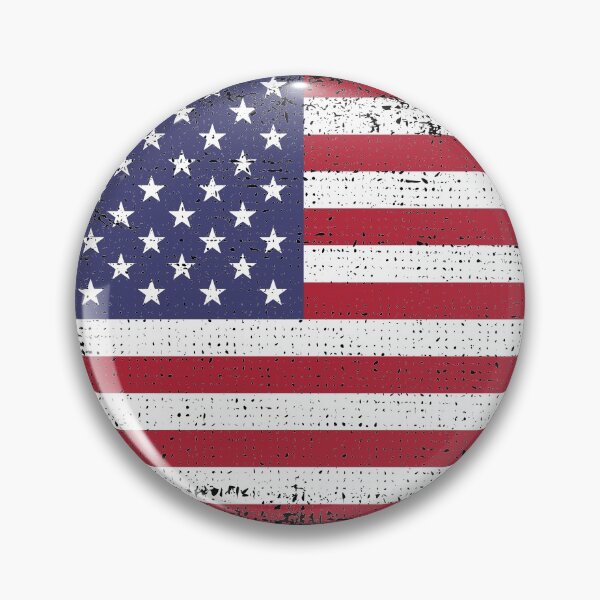 Item preview, Distressed Flag of the United States of America (US) designed and sold by beardsandcats.