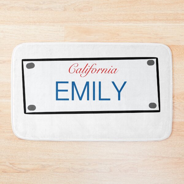 Item preview, California License Plate Names Emily designed and sold by LinhlyHarwell13.