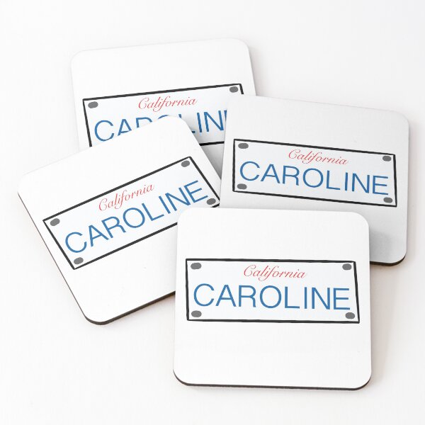 Item preview, California License Plate Names Caroline designed and sold by LinhlyHarwell13.