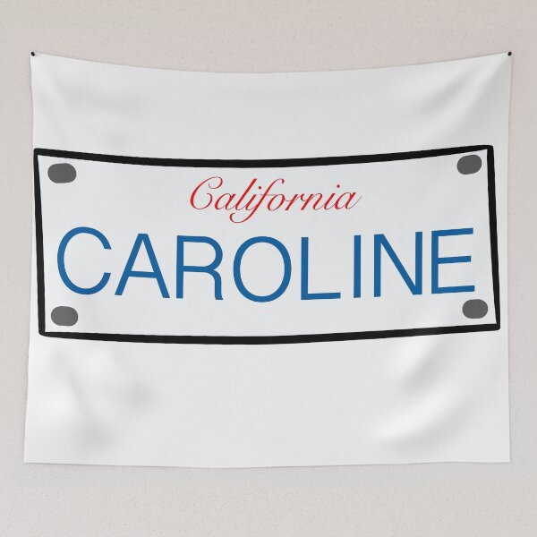 Item preview, California License Plate Names Caroline designed and sold by LinhlyHarwell13.
