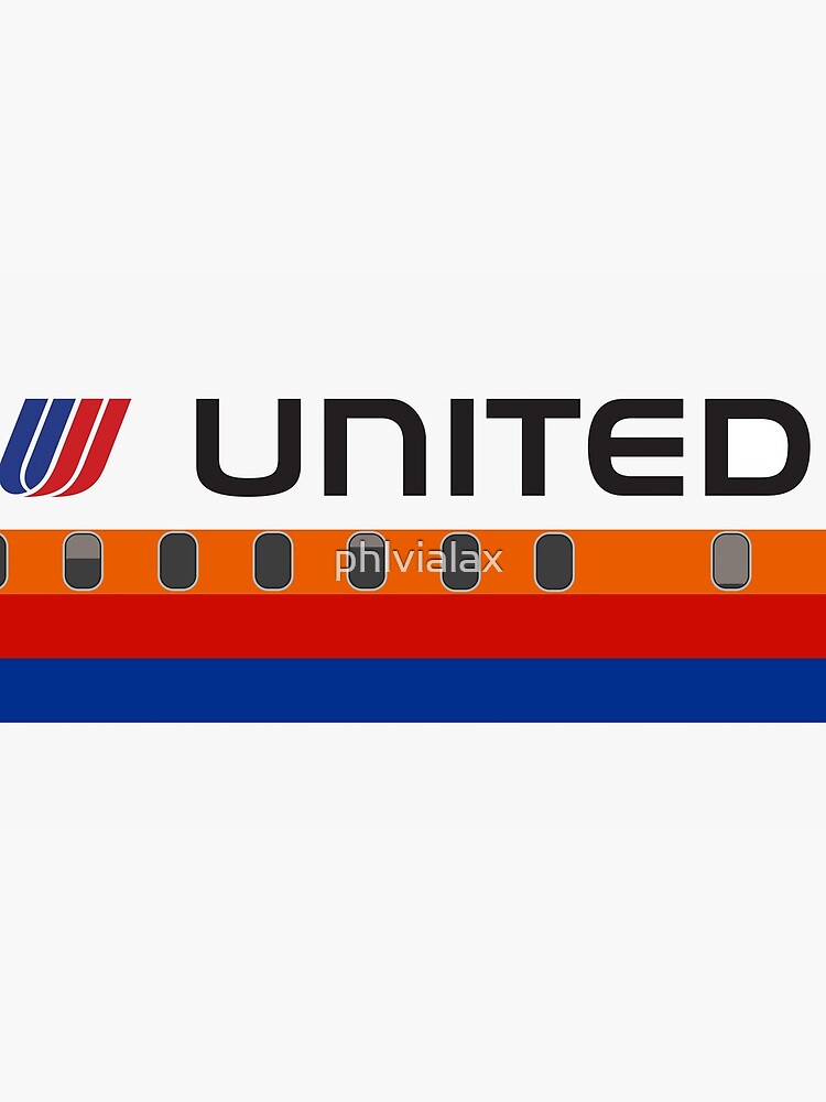Plane Tees - United Airlines (Saul Bass) by phlvialax