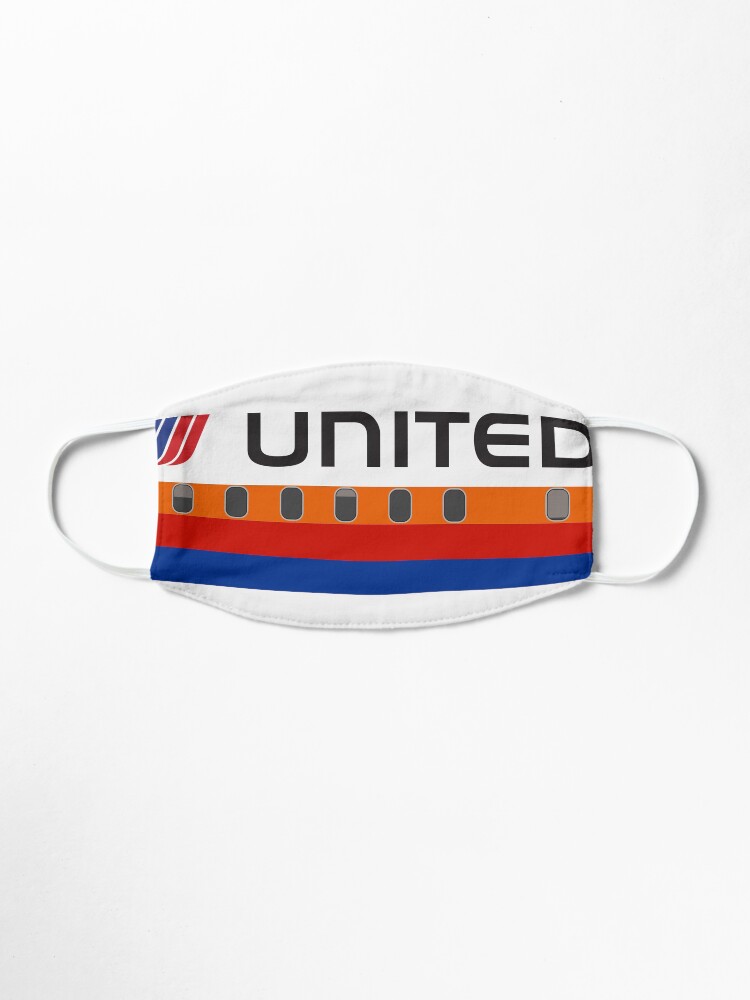 Alternate view of Plane Tees - United Airlines (Saul Bass) Mask