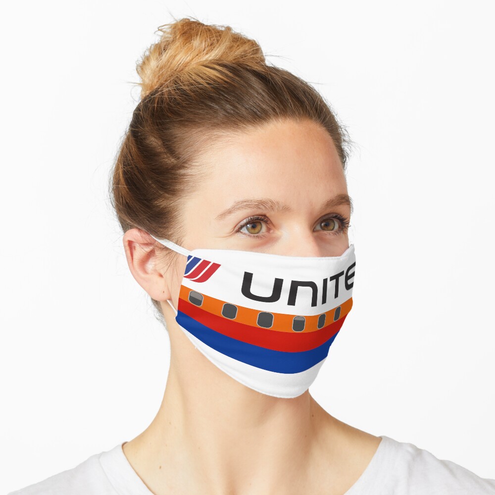 Plane Tees - United Airlines (Saul Bass) Mask