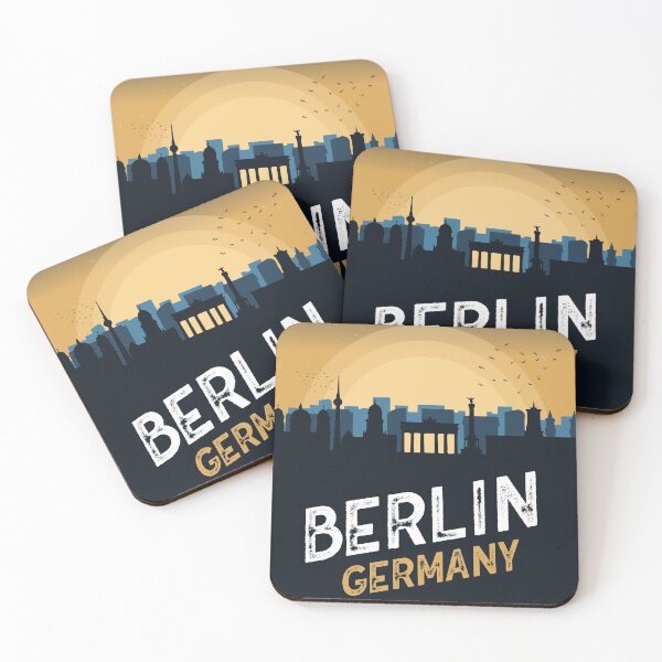 Item preview, Night Berlin Germany Skyline designed and sold by louzaartist.