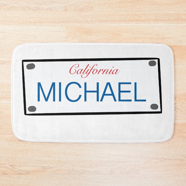 Item preview, California License Plate Names Micheal designed and sold by LinhlyHarwell13.