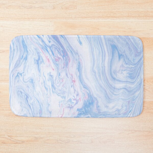 Item preview, White and blue minimalist paint texture designed and sold by BlankaDesigns.
