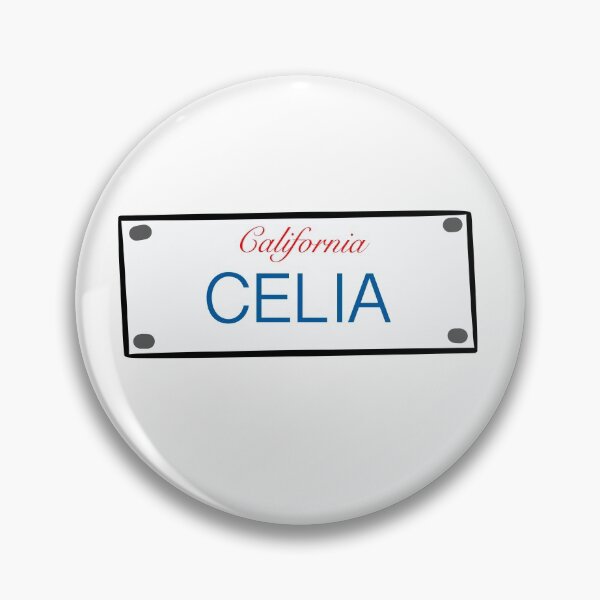 Item preview,  California License Plate Names Celia designed and sold by LinhlyHarwell13.