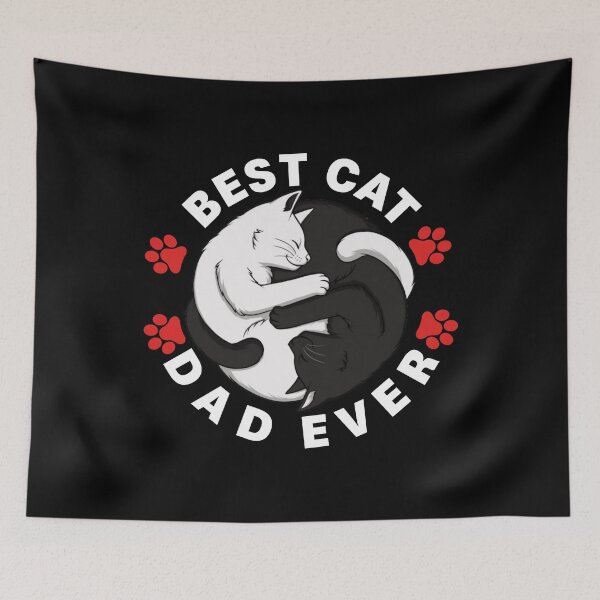 Item preview, Best cat dad ever designed and sold by TopDesignArt.