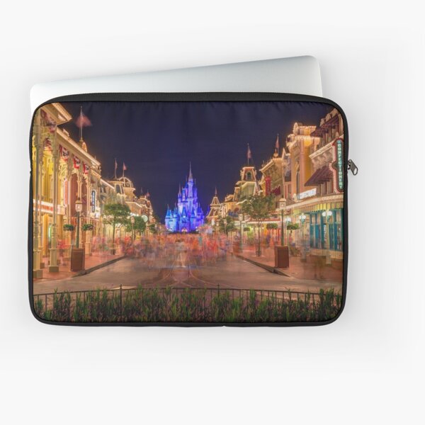Noche en Main Street USA Funda para portátil