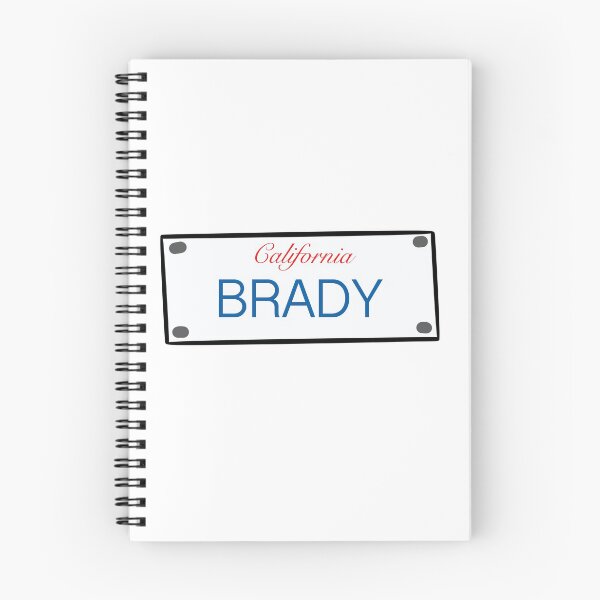 Item preview, California License Plate Names Brady designed and sold by LinhlyHarwell13.