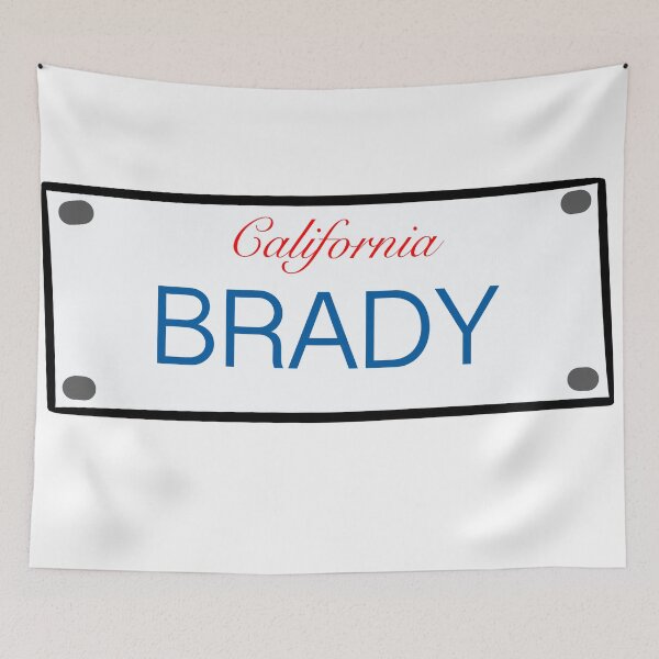 Item preview, California License Plate Names Brady designed and sold by LinhlyHarwell13.