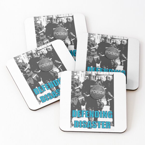 Item preview, Defending Disaster 01, climate change poster. designed and sold by JulianFJones.