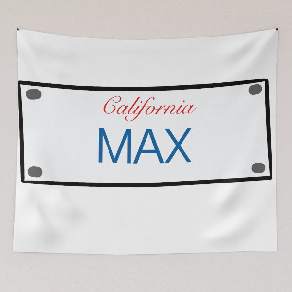 Item preview, California License Plate Names Max designed and sold by LinhlyHarwell13.