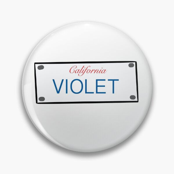 Item preview, California License Plate Names Violet designed and sold by LinhlyHarwell13.