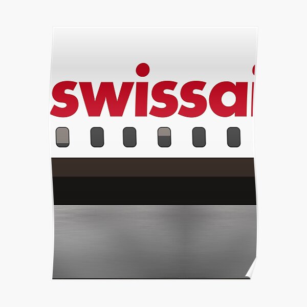 Plane Tees - Swissair Poster