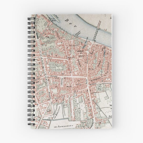 Item preview, Vintage Map of Offenbach am Main Germany (1861) designed and sold by BravuraMedia.