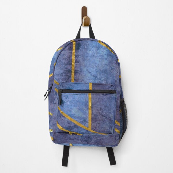 Item preview, Abstract blue design with Gold stripes. decorating, glitter designed and sold by jayne0524.
