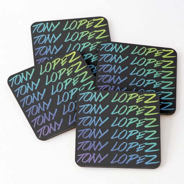 Item preview, Tony Lopez Logo name rainbow (blue green) - Tiktok Lopez brothers designed and sold by Vane22april.
