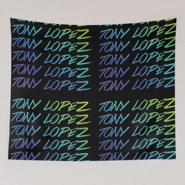 Item preview, Tony Lopez Logo name rainbow (blue green) - Tiktok Lopez brothers designed and sold by Vane22april.