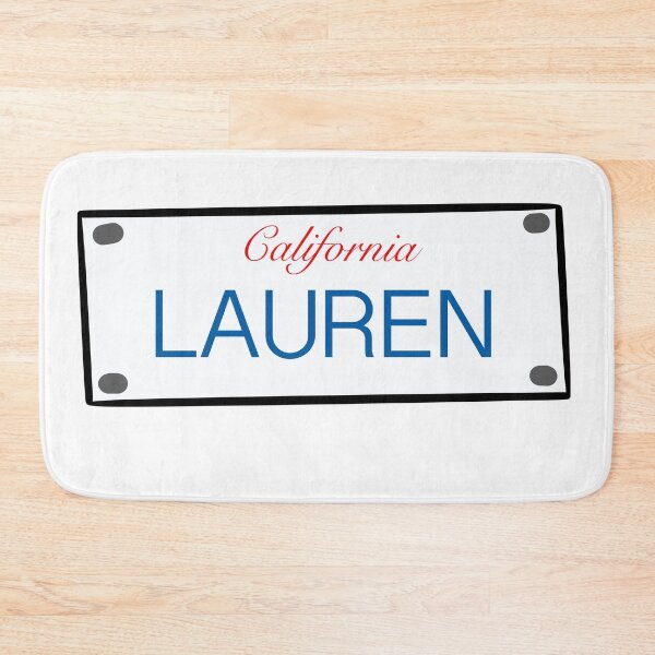 Item preview, California License Plate Names Lauren designed and sold by LinhlyHarwell13.