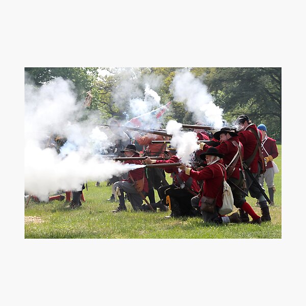 Musket Fire Photographic Print