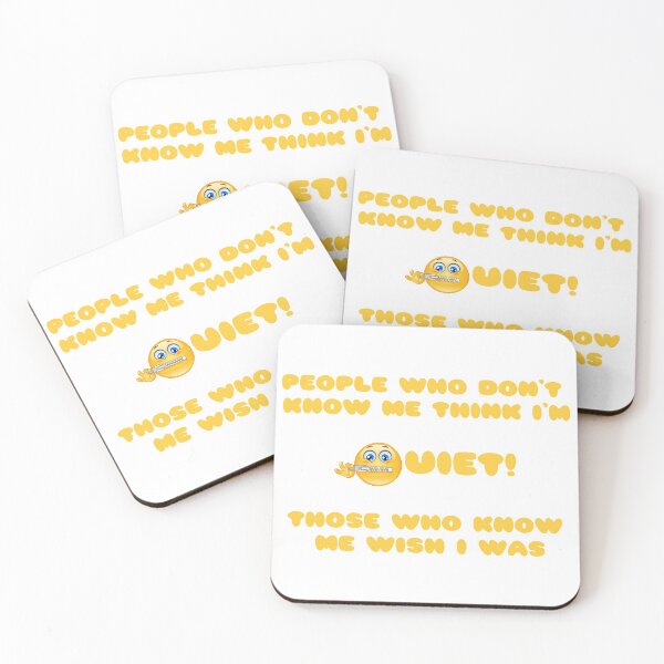 Item preview, People Who Don't Know Me Think I'm Quiet  designed and sold by Encrypted Colors .