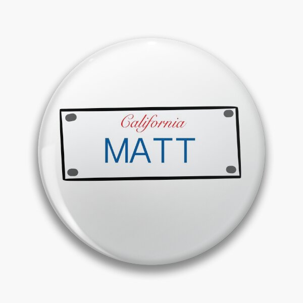 Item preview,  California License Plate Names Matt designed and sold by LinhlyHarwell13.