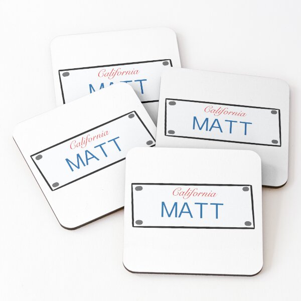 Item preview,  California License Plate Names Matt designed and sold by LinhlyHarwell13.