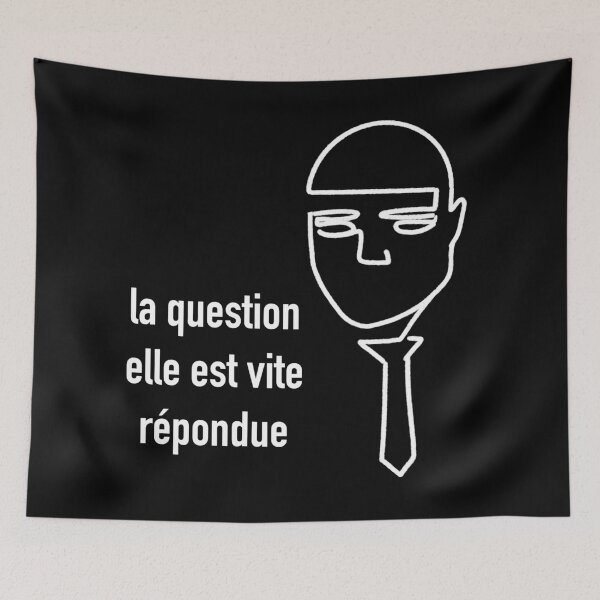 Aperçu de l'œuvre La question elle est vite répondue / Fumisteries créée et vendue par Nathalie Aynié.