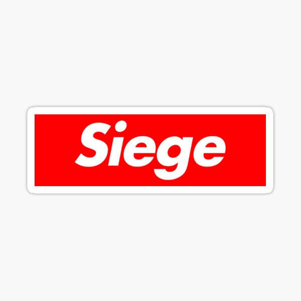 Siege Supreme Style Sticker