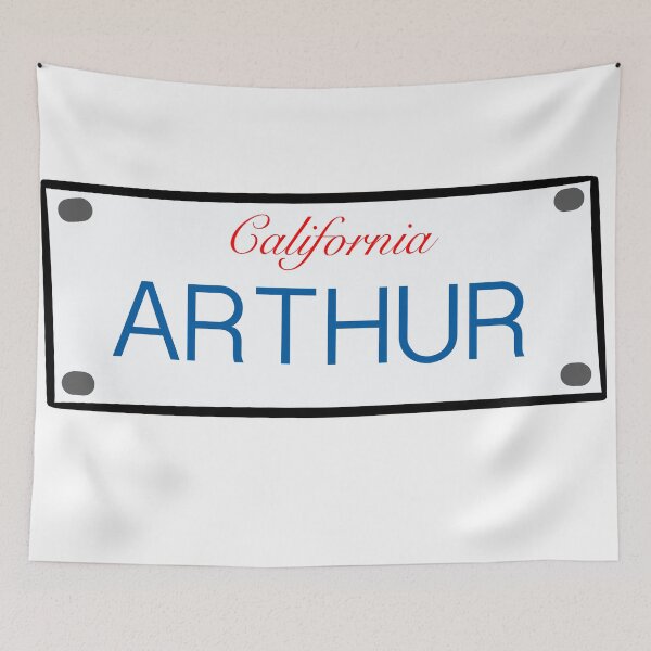 Item preview, California License Plate Names Arthur designed and sold by LinhlyHarwell13.