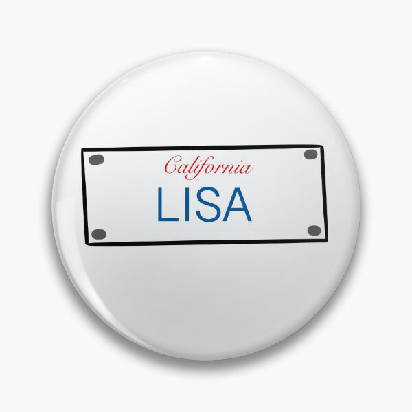 Item preview, California License Plate Names Lisa designed and sold by LinhlyHarwell13.