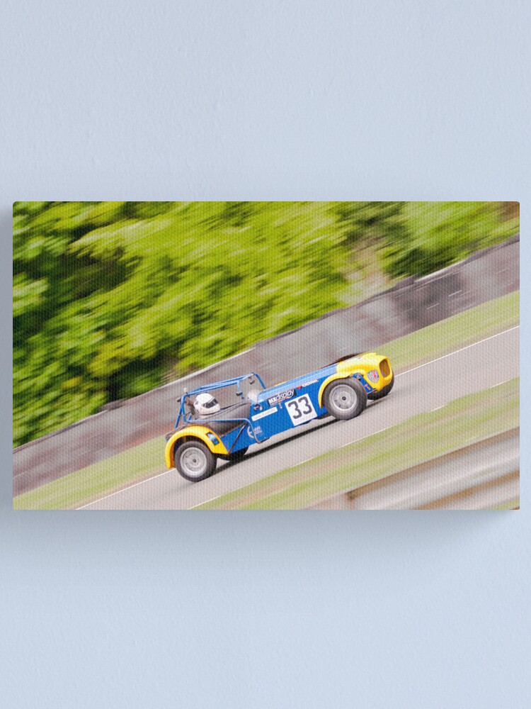 Alternate view of Caterham at speed Canvas Print