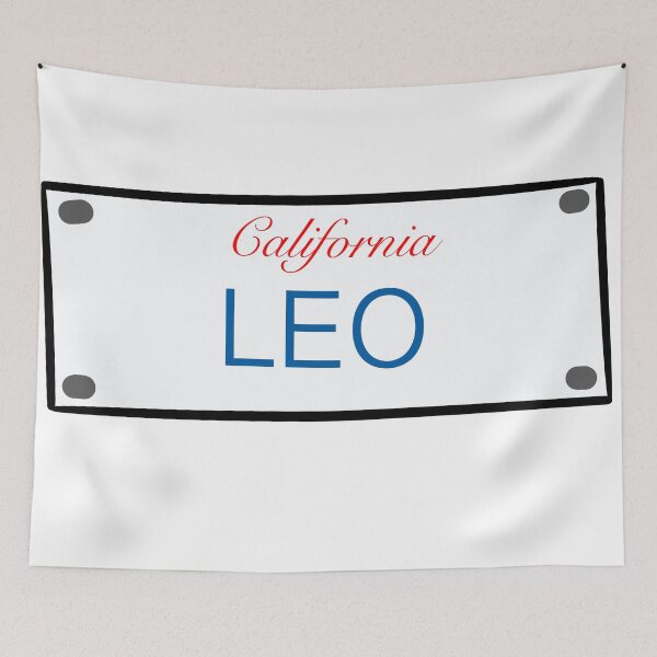 Item preview, California License Plate Names Leo designed and sold by LinhlyHarwell13.