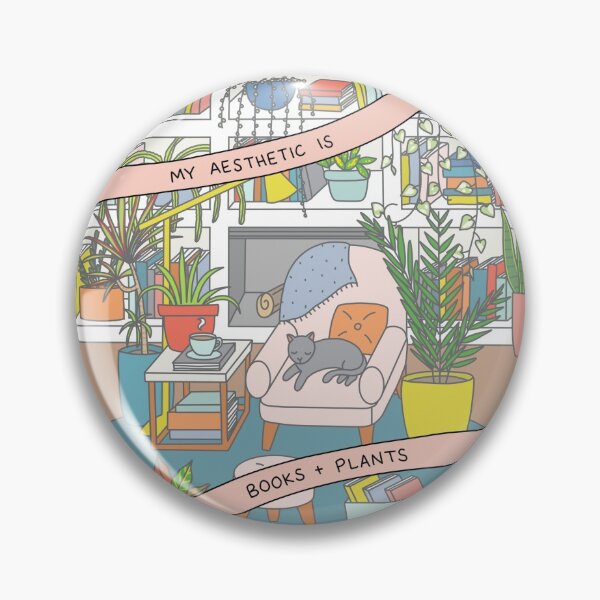 Item preview, Books & Plants designed and sold by Introvert Doodles.