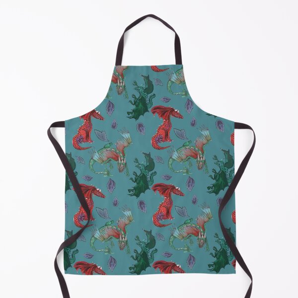 Item preview, Dragons 1-3 with leaves -tealish designed and sold by KassyKeppol.