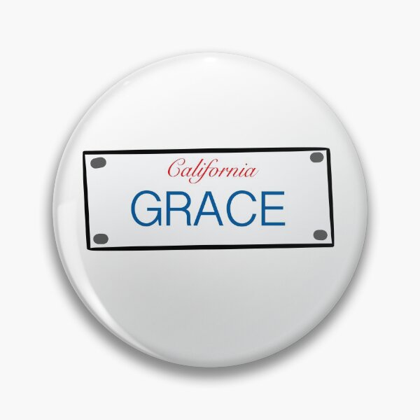 Item preview, California License Plate Names Grace designed and sold by LinhlyHarwell13.