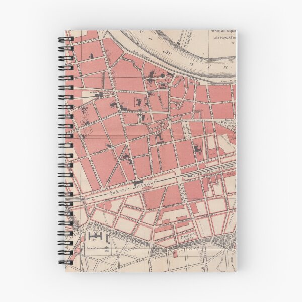 Item preview, Vintage Map of Offenbach Am Main Germany (1900) designed and sold by BravuraMedia.