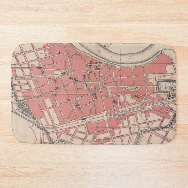 Item preview, Vintage Map of Offenbach Am Main Germany (1900) designed and sold by BravuraMedia.