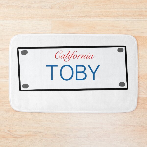 Item preview, California License Plate Names Toby designed and sold by LinhlyHarwell13.