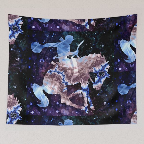 Item preview, ride'm cowboy abstract fractal agate  designed and sold by north10creation.