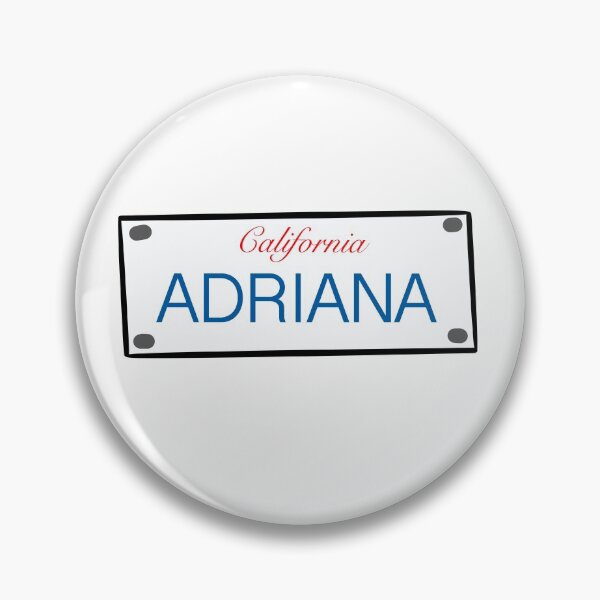 Item preview, California License Plate Names Adriana designed and sold by LinhlyHarwell13.