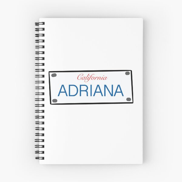 Item preview, California License Plate Names Adriana designed and sold by LinhlyHarwell13.